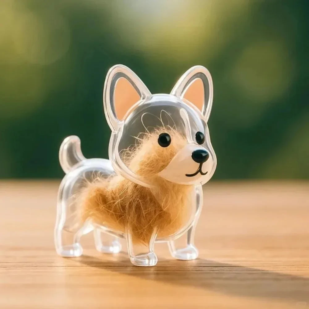Dog Hair Memory Capsule Keychain