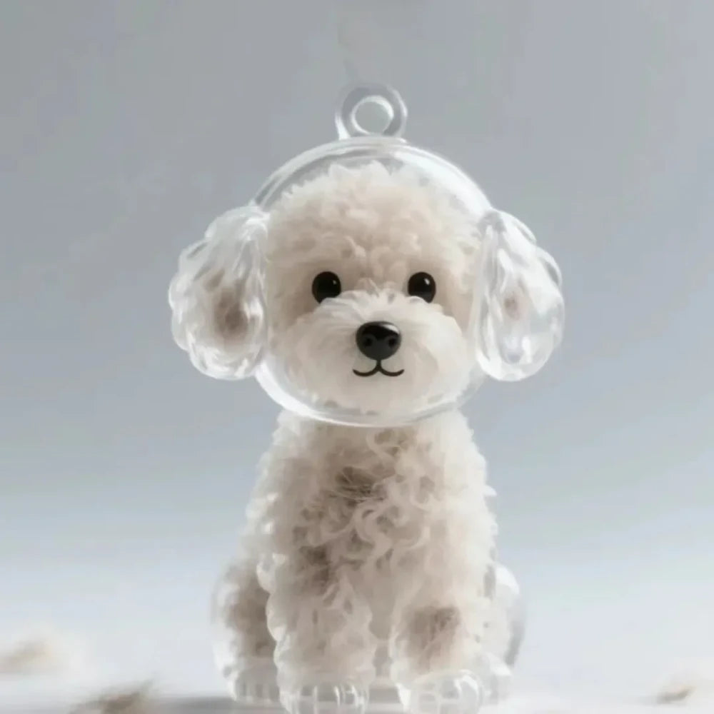 Dog Hair Memory Capsule Keychain