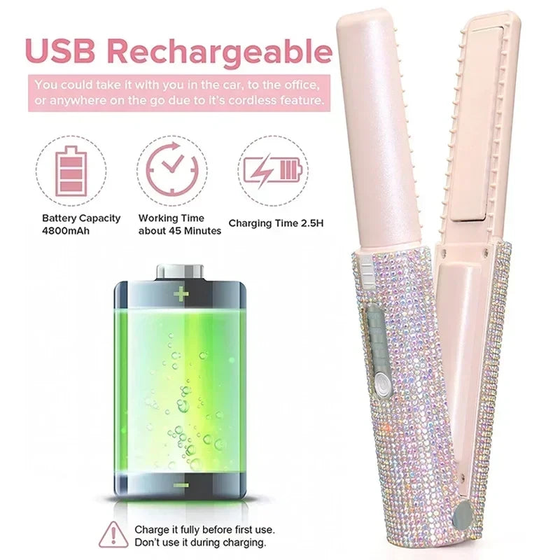 Cordless Hair Straightening Brush