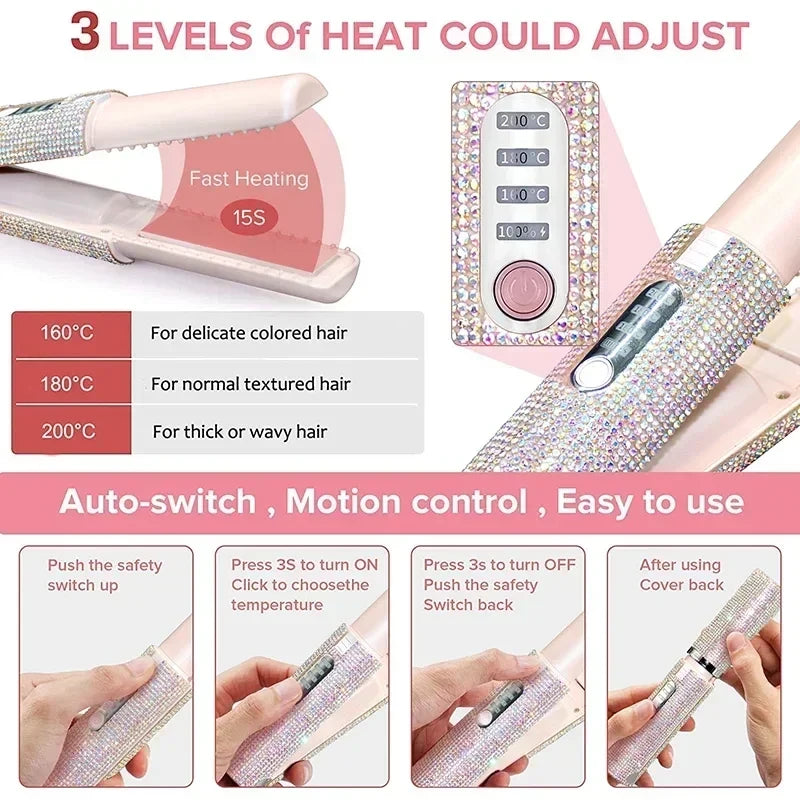 Cordless Hair Straightening Brush