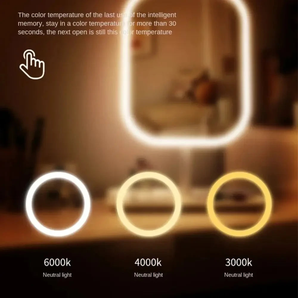 Rechargeable LED Makeup Mirror
