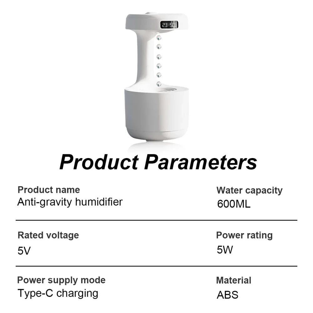 Anti Gravity Aromatherapy Humidifier